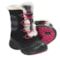 Columbia Sportswear Heather Canyon Omni-Heat® Winter Boots - Leather, Insulated (For Kids) in Black/Bright Rose