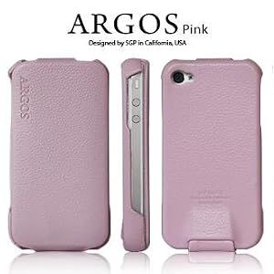 SGP iPhone 4 Leather Case Argos Pink