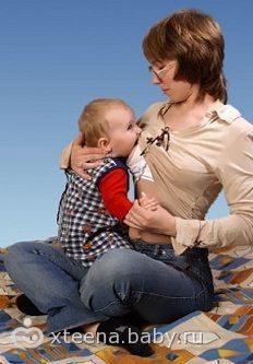 Убираем застой молока в груди